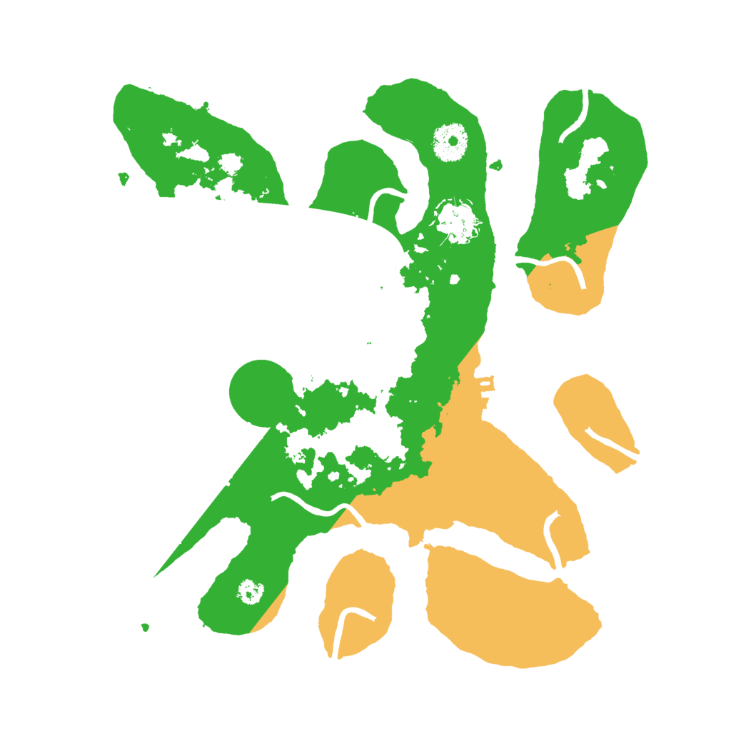 Biome Rust Map: Procedural Map, Size: 3000, Seed: 428365