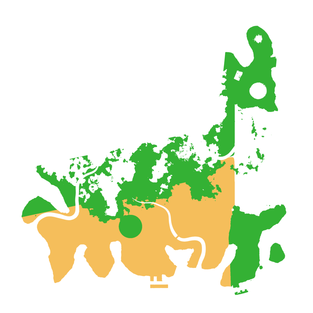 Biome Rust Map: Procedural Map, Size: 3550, Seed: 200872