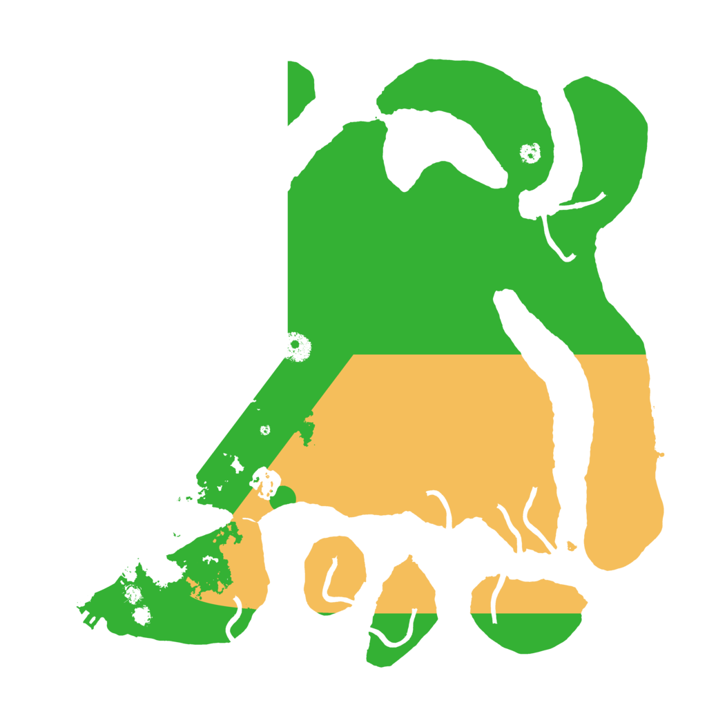 Biome Rust Map: Procedural Map, Size: 3500, Seed: 12501