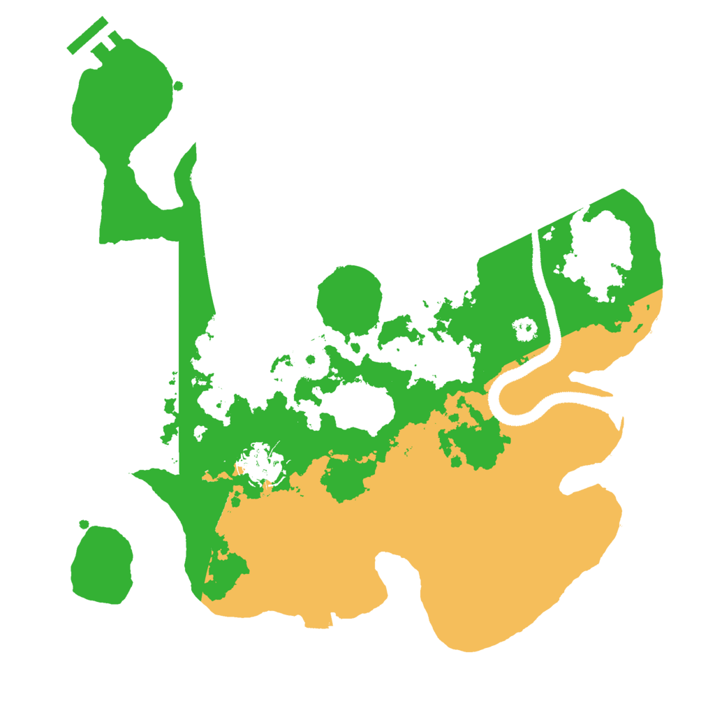 Biome Rust Map: Procedural Map, Size: 3000, Seed: 686233678