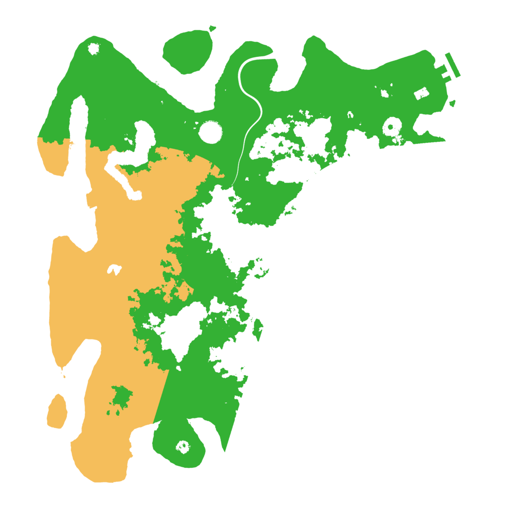 Biome Rust Map: Procedural Map, Size: 4000, Seed: 614542