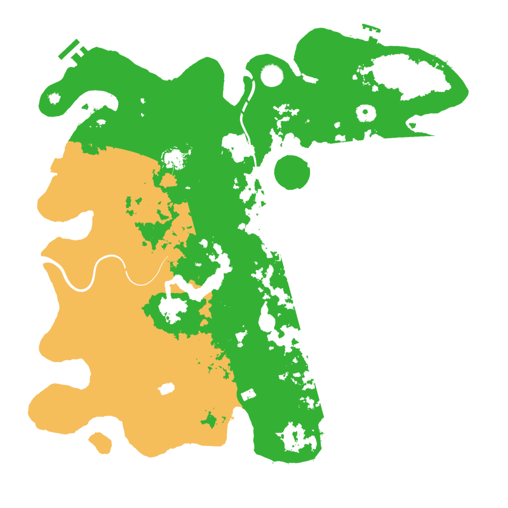 Biome Rust Map: Procedural Map, Size: 4000, Seed: 216734