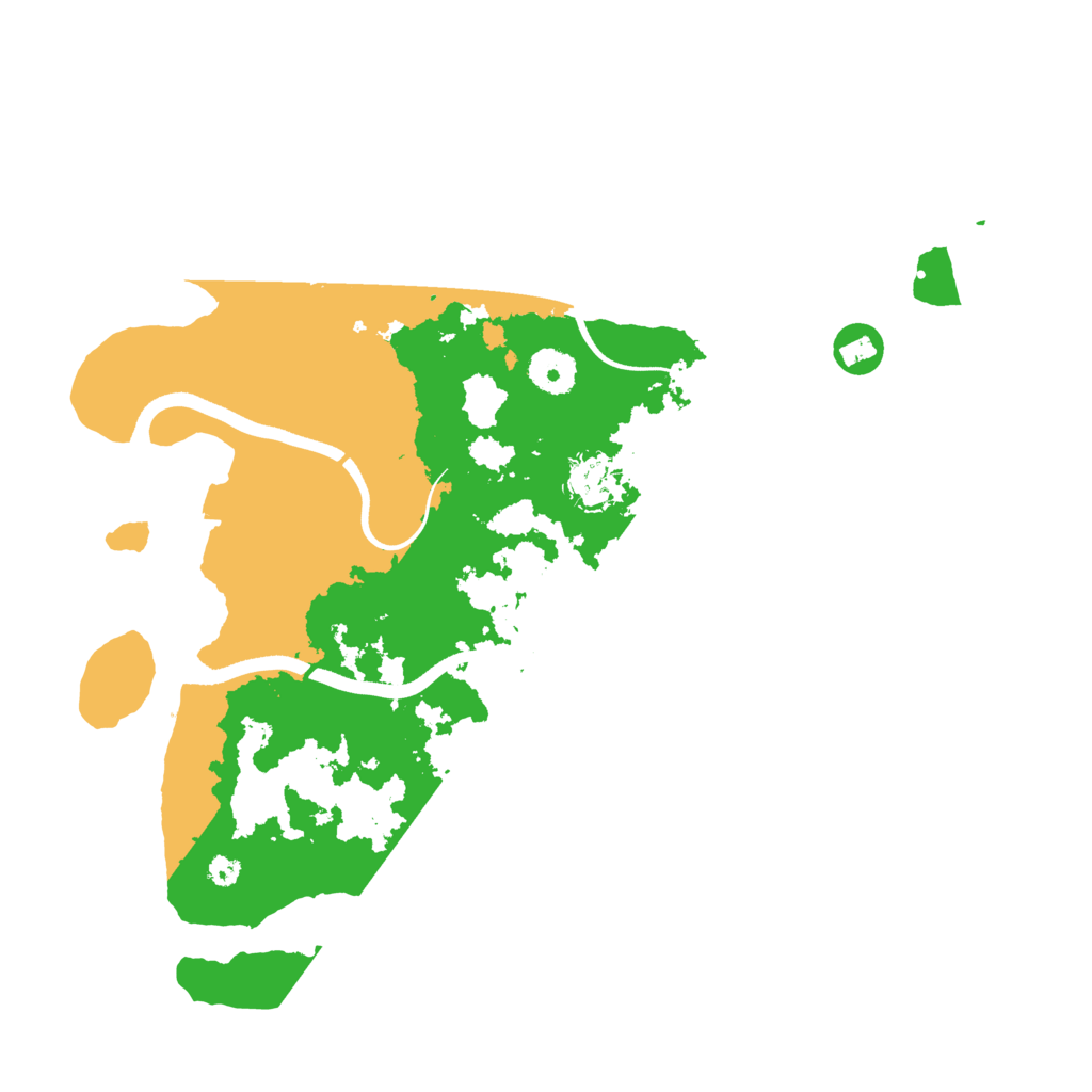 Biome Rust Map: Procedural Map, Size: 3550, Seed: 367658