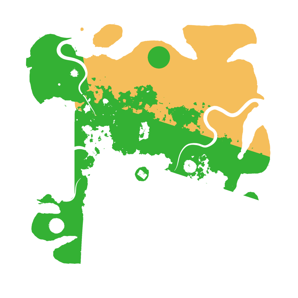 Biome Rust Map: Procedural Map, Size: 3550, Seed: 185983