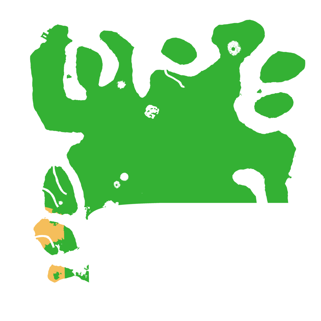 Biome Rust Map: Procedural Map, Size: 3550, Seed: 97585