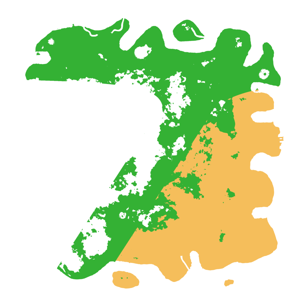 Biome Rust Map: Procedural Map, Size: 4500, Seed: 100816564