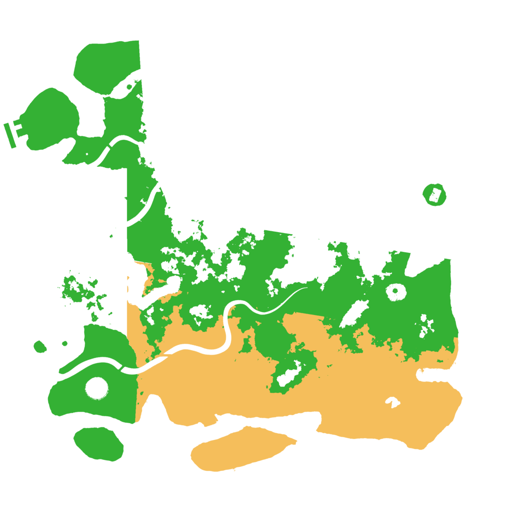 Biome Rust Map: Procedural Map, Size: 4000, Seed: 194291