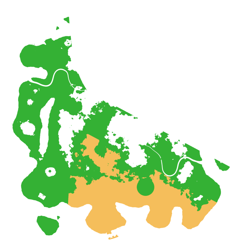 Biome Rust Map: Procedural Map, Size: 3800, Seed: 975100187