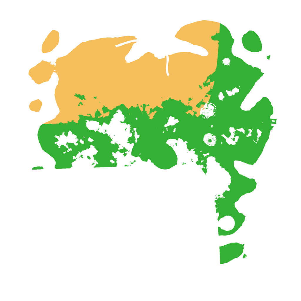 Biome Rust Map: Procedural Map, Size: 3550, Seed: 200889