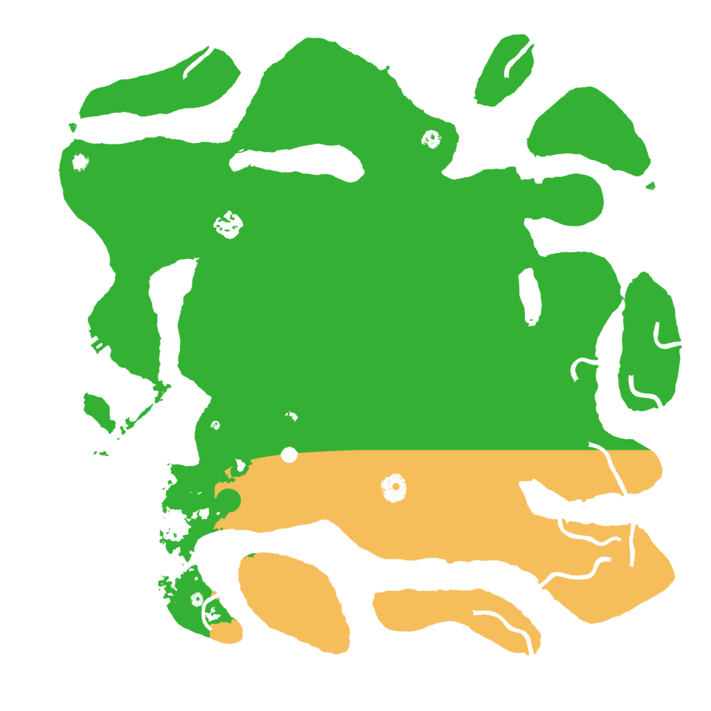 Biome Rust Map: Procedural Map, Size: 4000, Seed: 72855