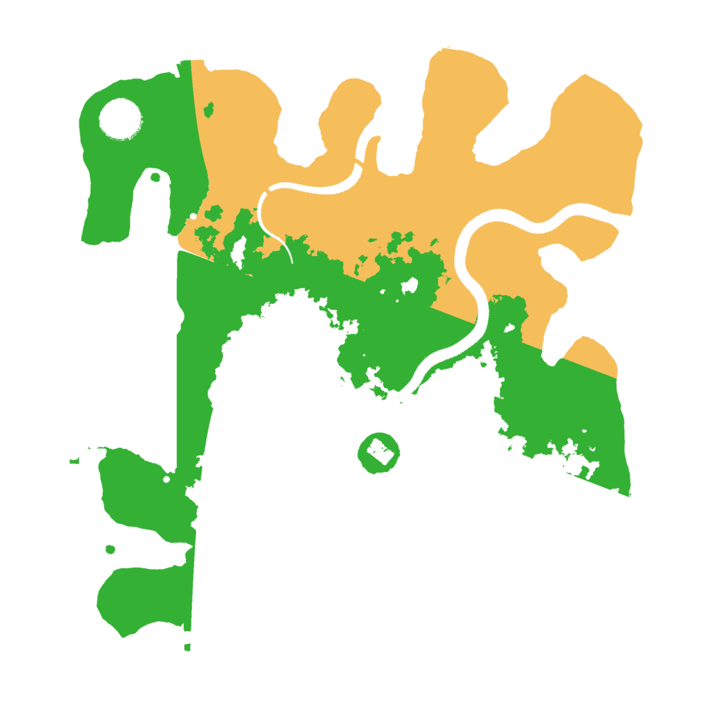 Biome Rust Map: Procedural Map, Size: 3000, Seed: 1675676