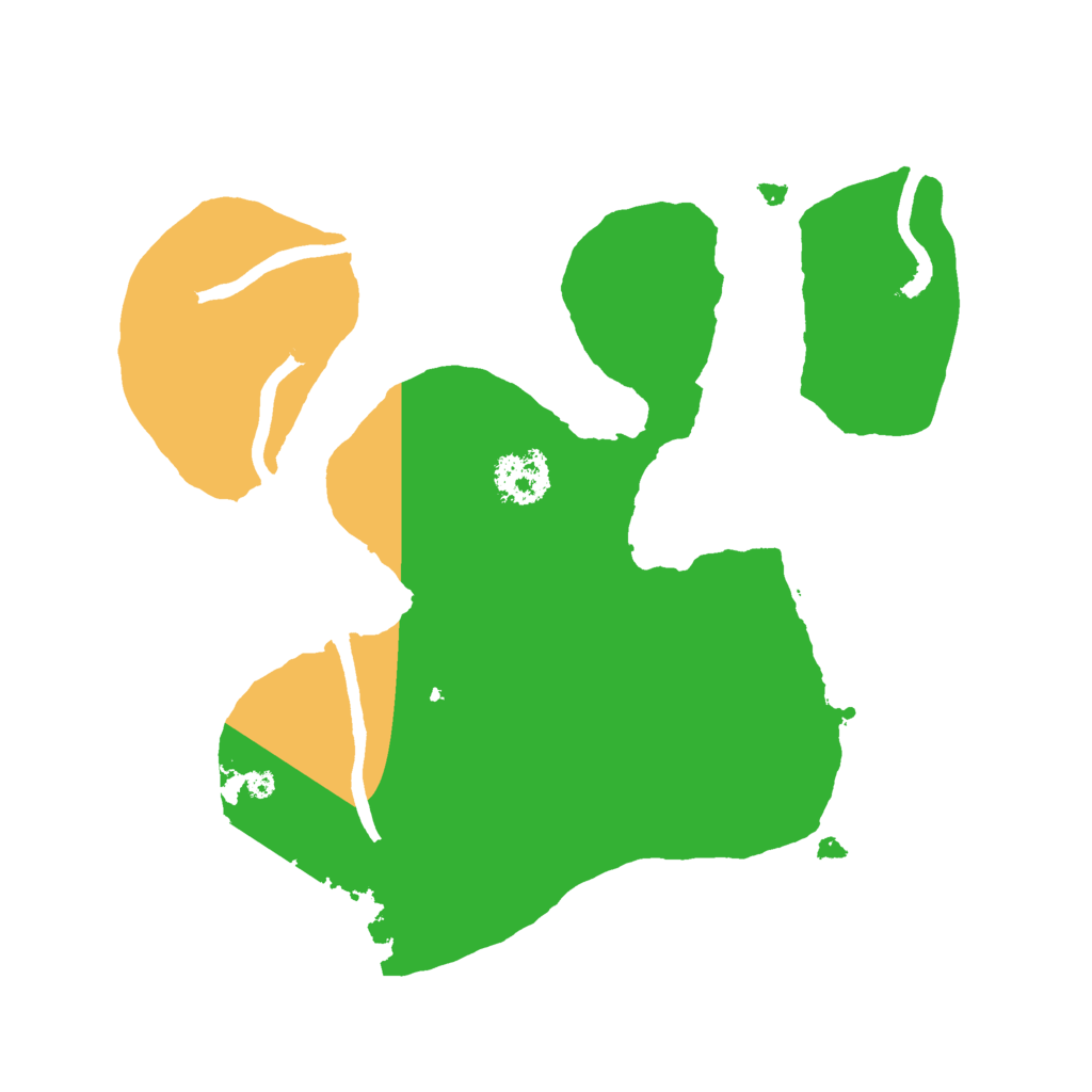 Biome Rust Map: Procedural Map, Size: 2000, Seed: 37460703