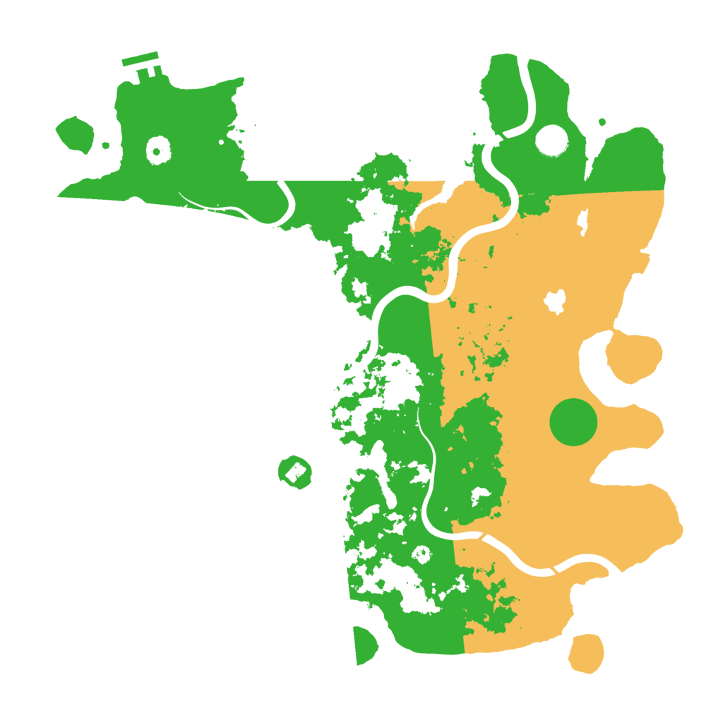 Biome Rust Map: Procedural Map, Size: 4000, Seed: 96835306