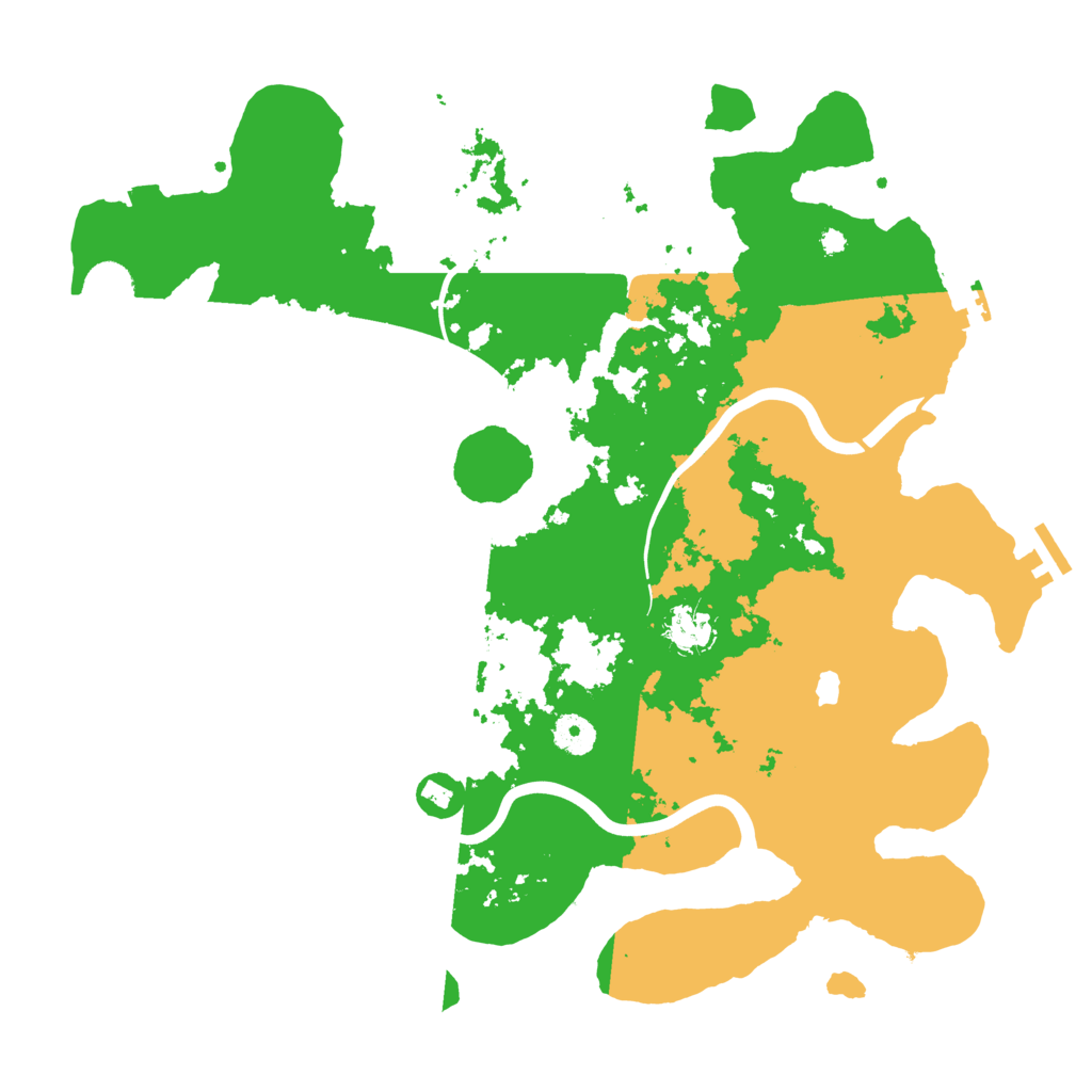 Biome Rust Map: Procedural Map, Size: 4000, Seed: 435559