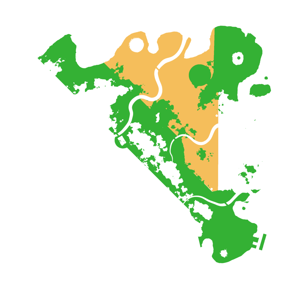 Biome Rust Map: Procedural Map, Size: 3550, Seed: 976191
