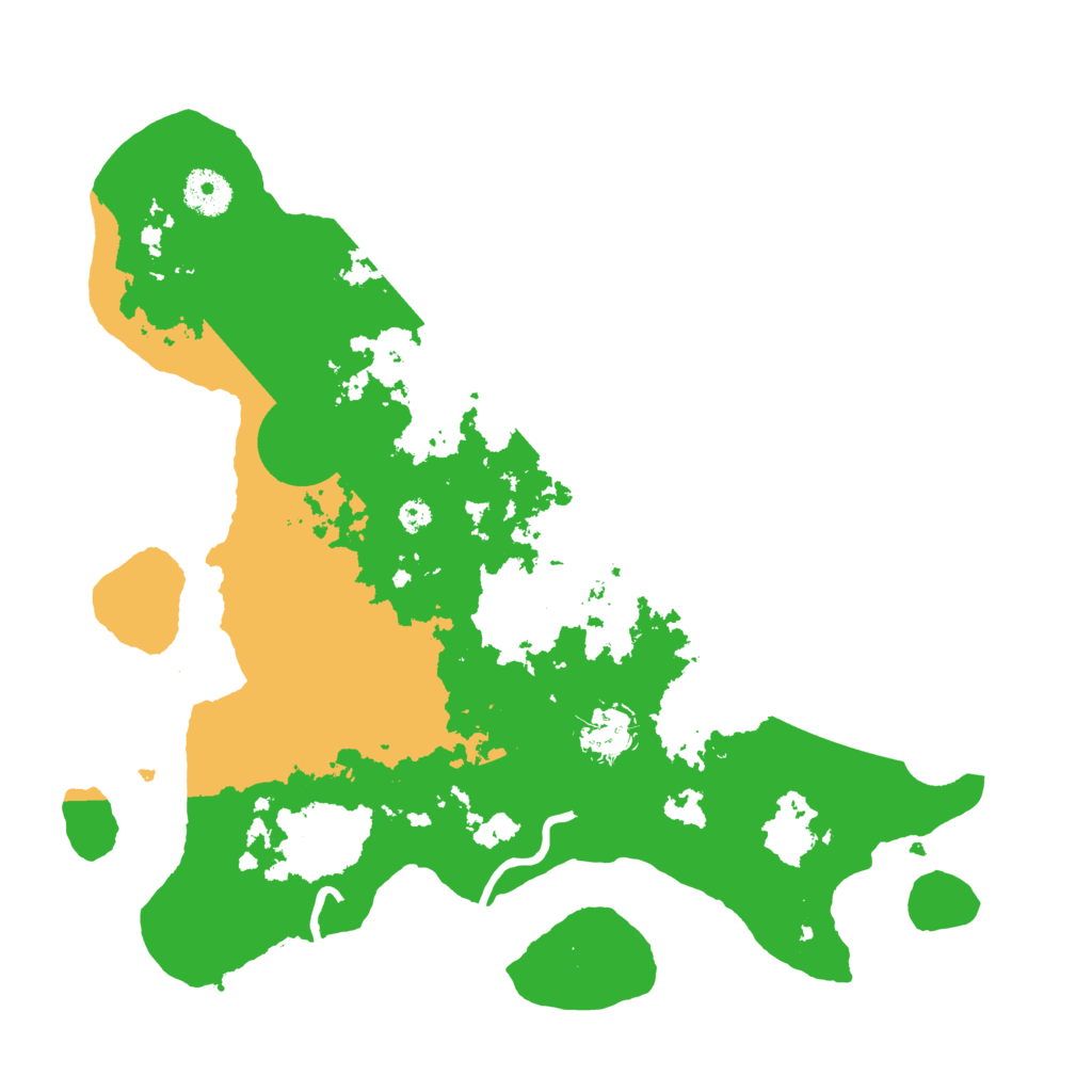 Biome Rust Map: Procedural Map, Size: 3500, Seed: 30054435