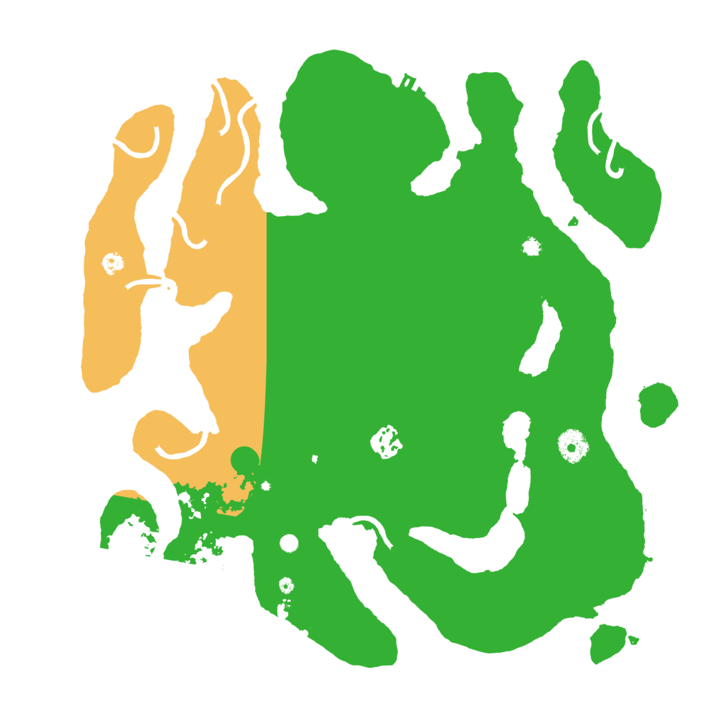 Biome Rust Map: Procedural Map, Size: 3500, Seed: 4876119