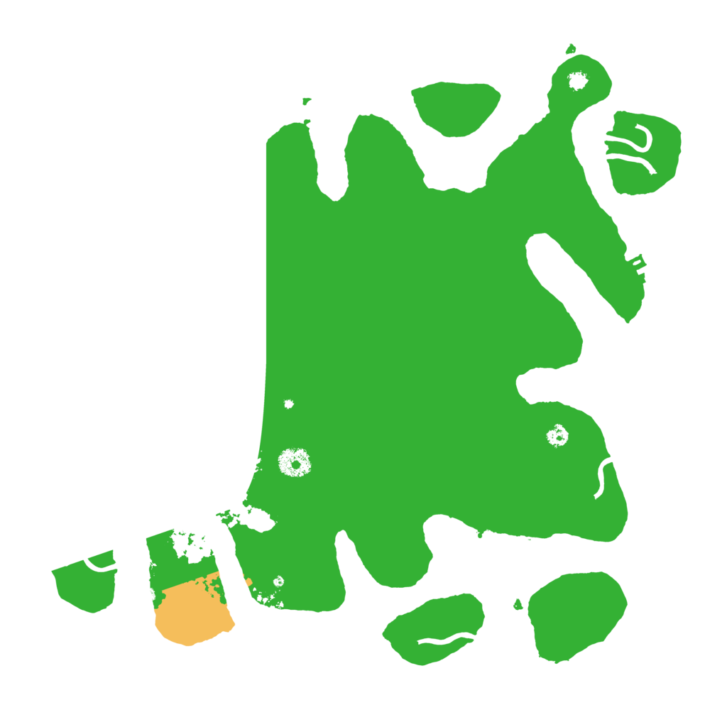 Biome Rust Map: Procedural Map, Size: 3500, Seed: 553