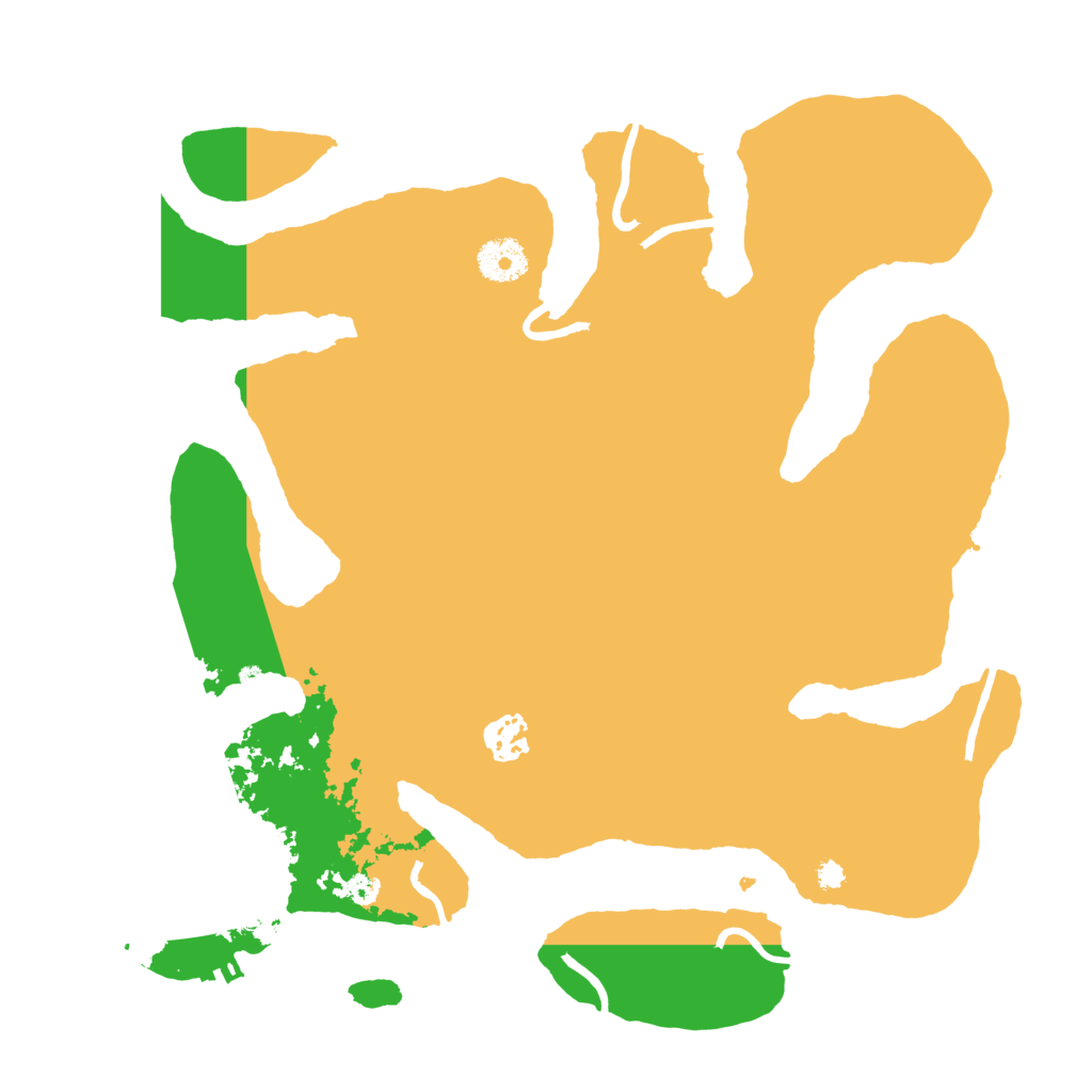 Biome Rust Map: Procedural Map, Size: 3500, Seed: 221581885