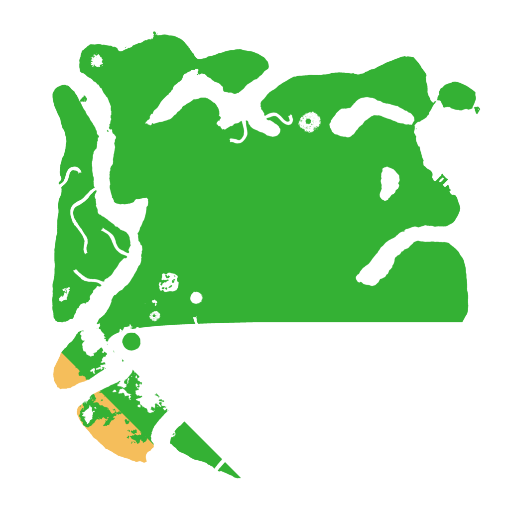 Biome Rust Map: Procedural Map, Size: 3800, Seed: 55233701