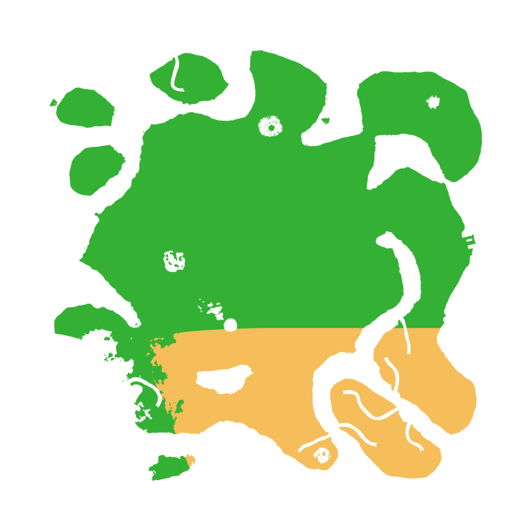 Biome Rust Map: Procedural Map, Size: 3500, Seed: 202635