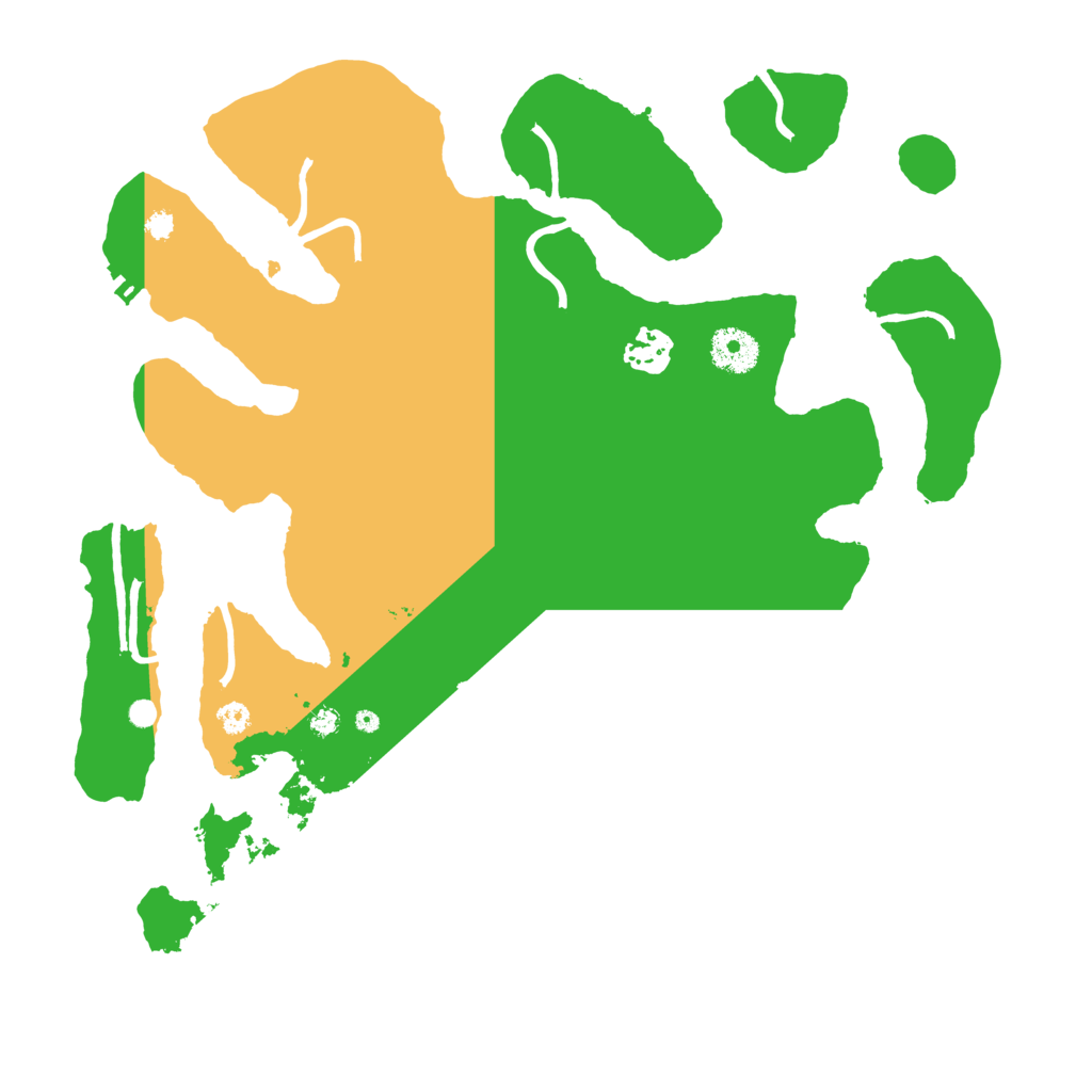 Biome Rust Map: Procedural Map, Size: 3500, Seed: 754722