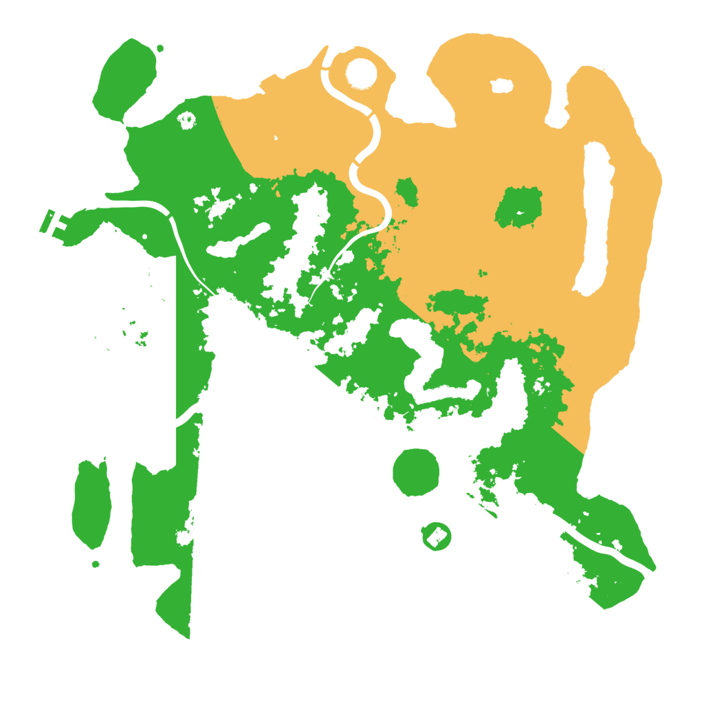 Biome Rust Map: Procedural Map, Size: 4000, Seed: 2011592825