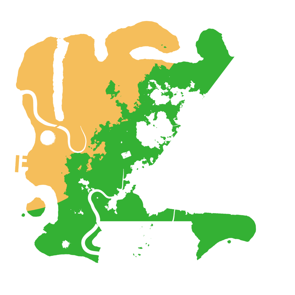 Biome Rust Map: Procedural Map, Size: 3500, Seed: 4483761