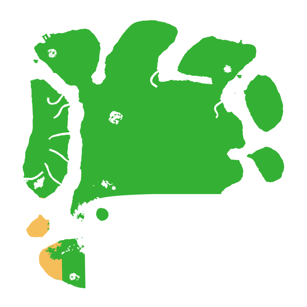 Biome Rust Map: Procedural Map, Size: 3500, Seed: 693744