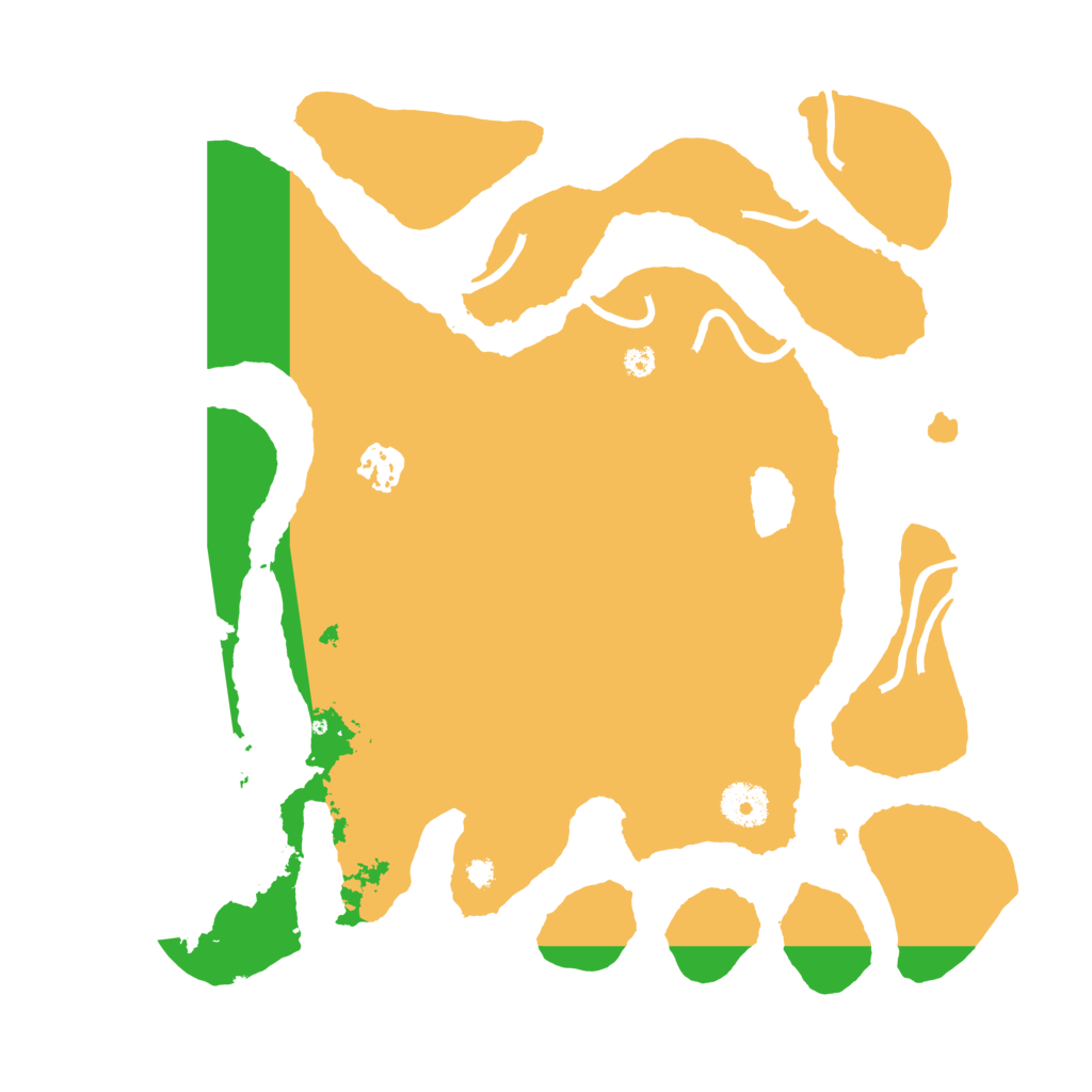 Biome Rust Map: Procedural Map, Size: 3550, Seed: 418413