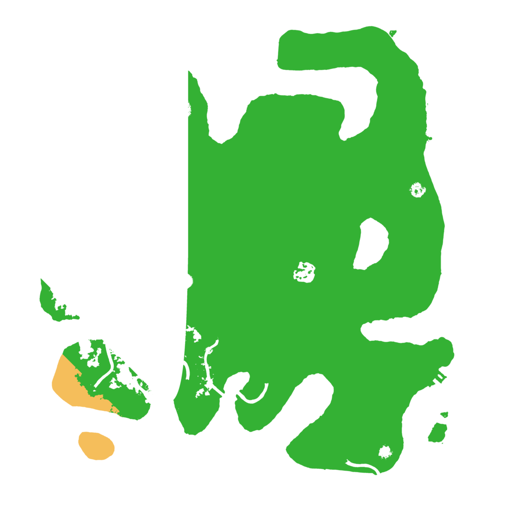 Biome Rust Map: Procedural Map, Size: 3550, Seed: 570567