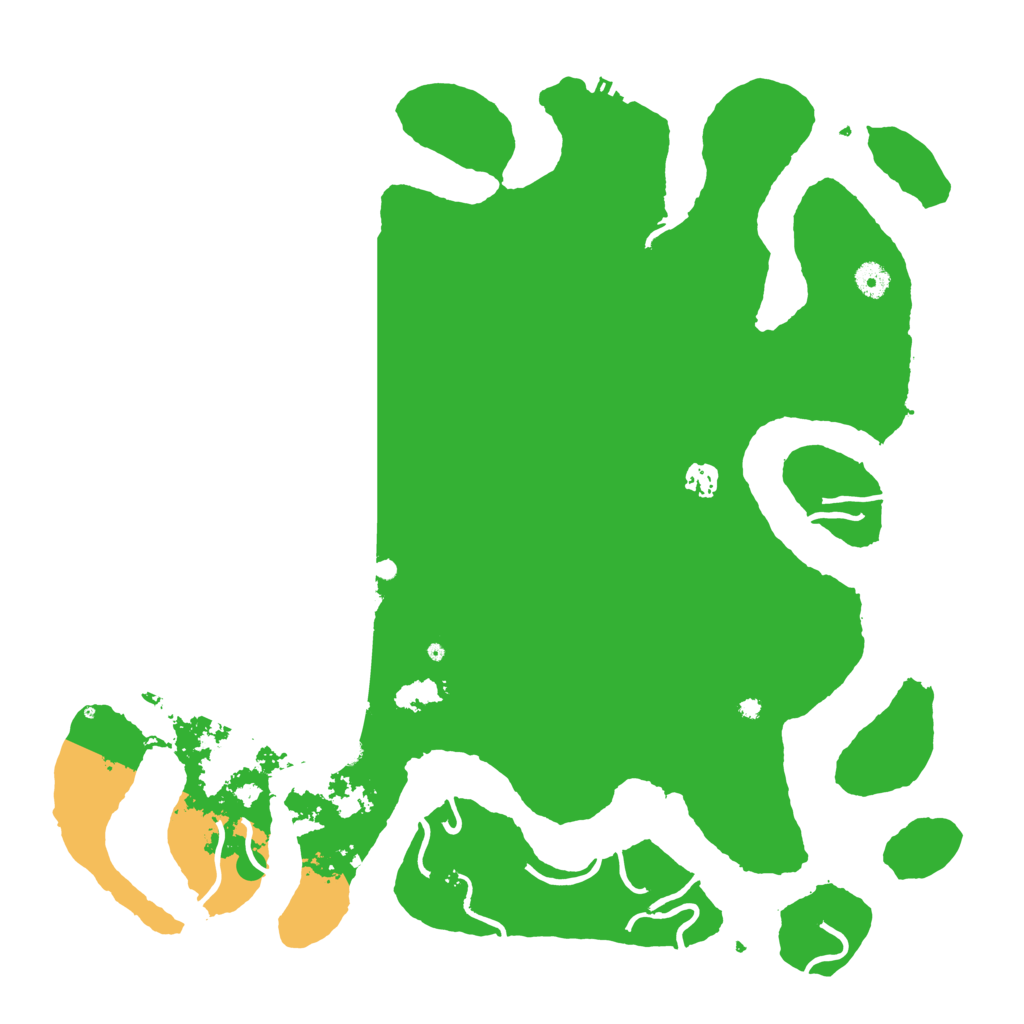 Biome Rust Map: Procedural Map, Size: 4500, Seed: 12600