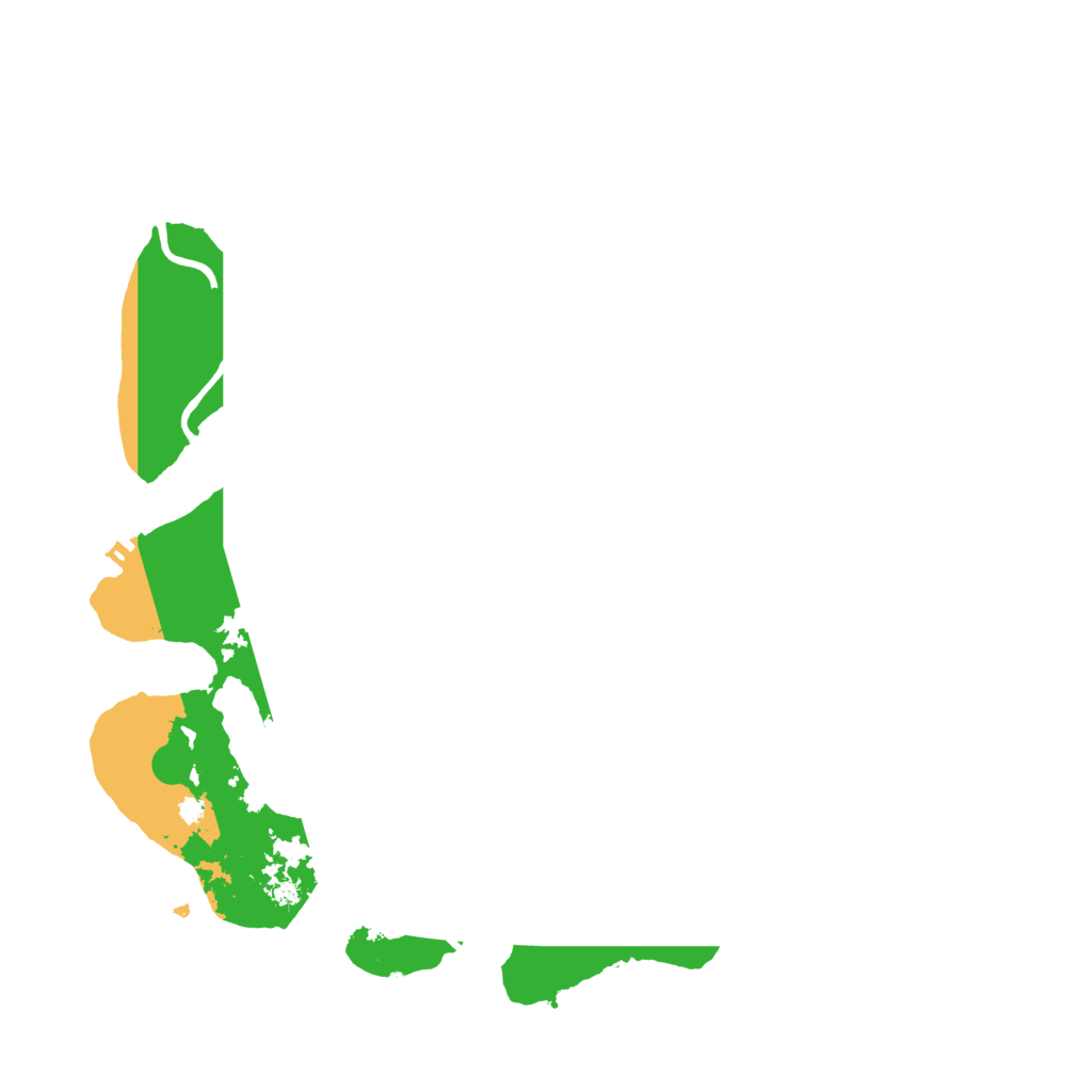 Biome Rust Map: Procedural Map, Size: 3550, Seed: 672137