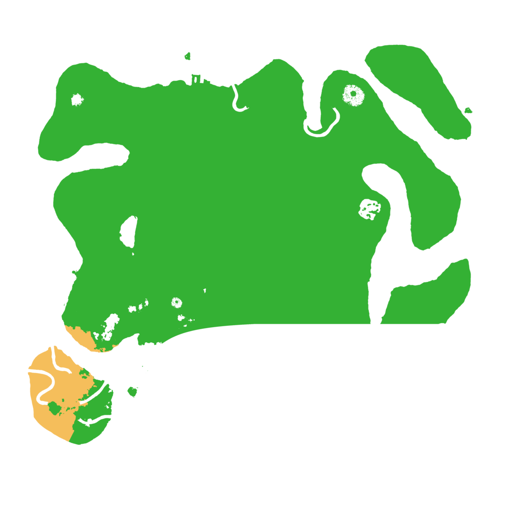 Biome Rust Map: Procedural Map, Size: 3600, Seed: 596802925