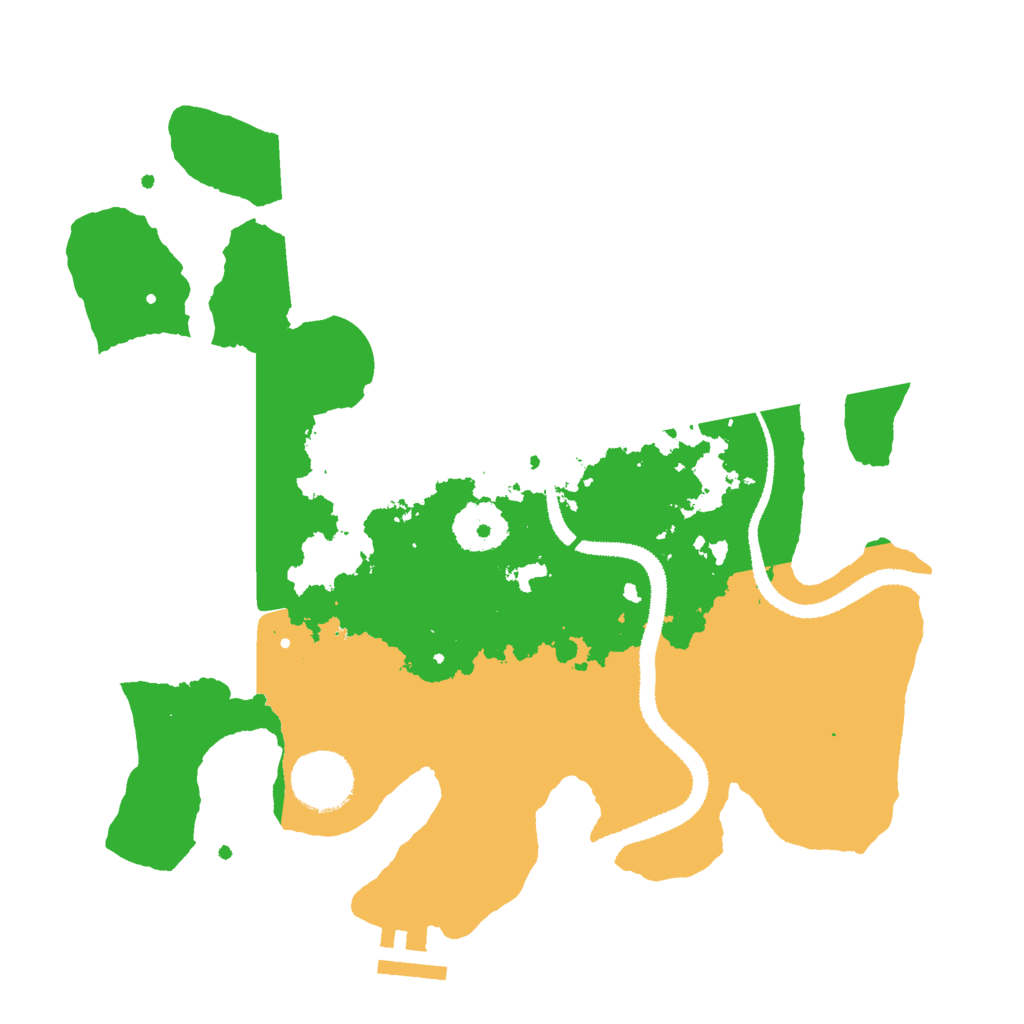 Biome Rust Map: Procedural Map, Size: 3000, Seed: 400