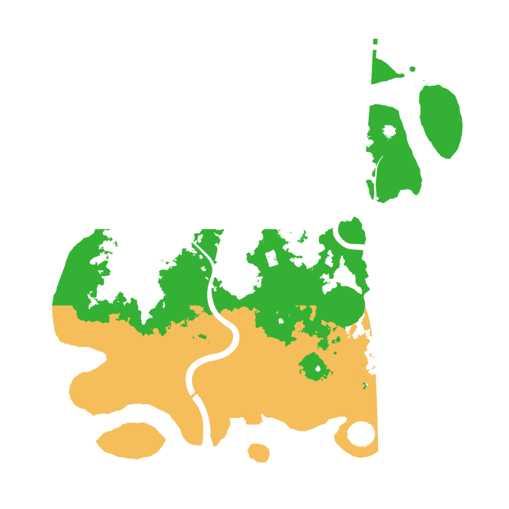 Biome Rust Map: Procedural Map, Size: 3550, Seed: 561016