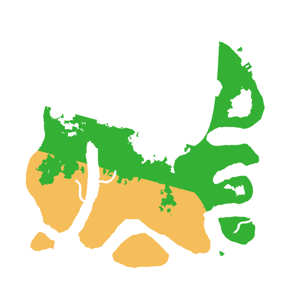 Biome Rust Map: Procedural Map, Size: 3000, Seed: 590687158