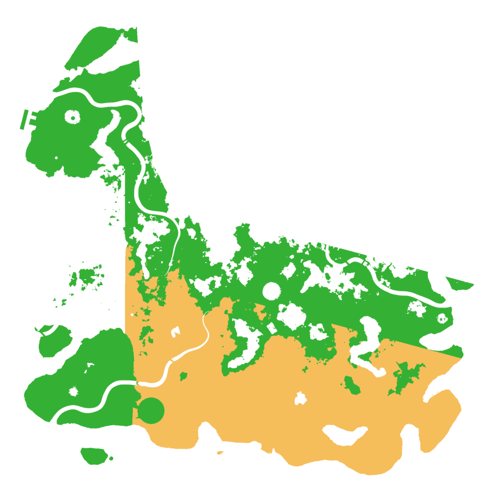 Biome Rust Map: Procedural Map, Size: 5000, Seed: 2772