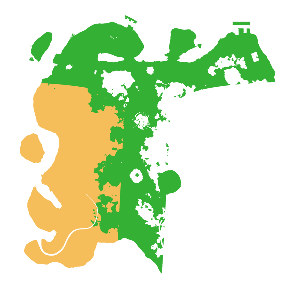 Biome Rust Map: Procedural Map, Size: 3550, Seed: 547014