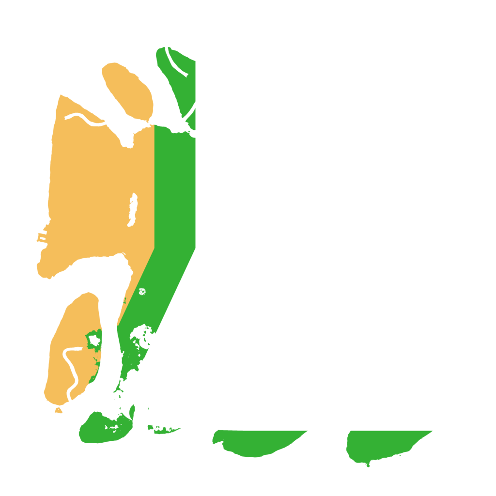 Biome Rust Map: Procedural Map, Size: 3550, Seed: 798884