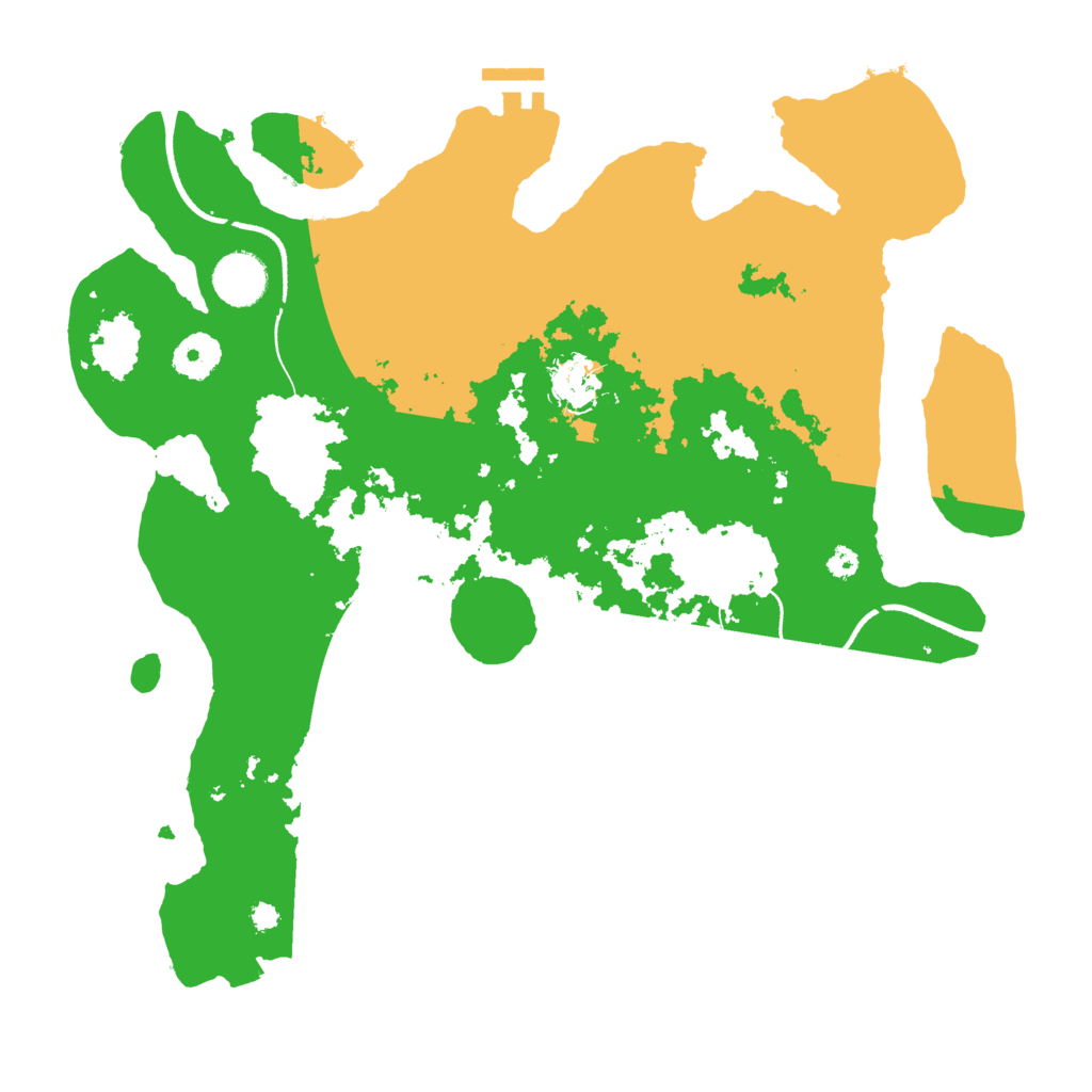 Biome Rust Map: Procedural Map, Size: 3550, Seed: 416893