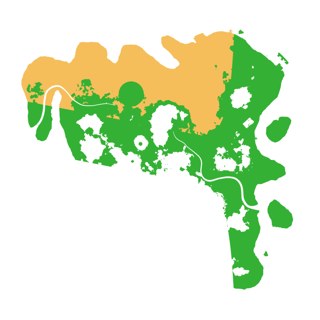 Biome Rust Map: Procedural Map, Size: 3400, Seed: 6738