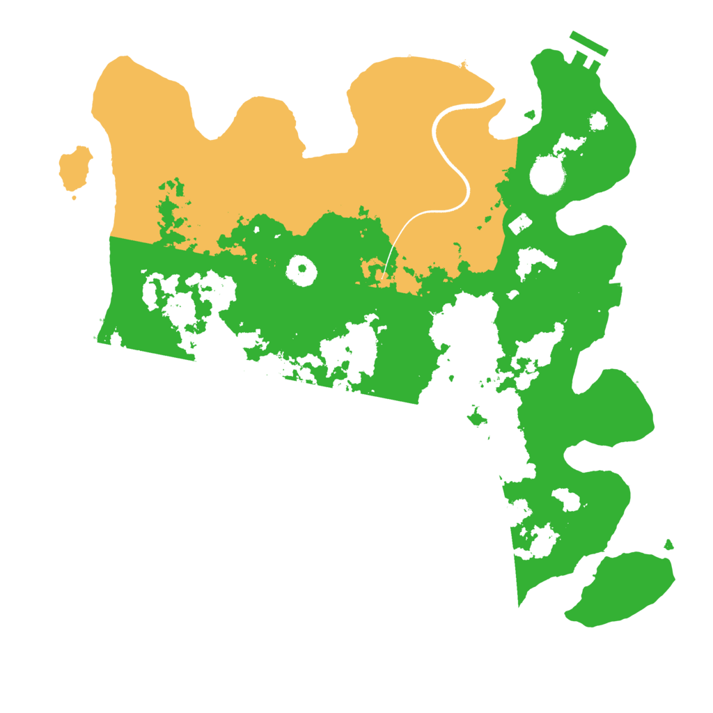 Biome Rust Map: Procedural Map, Size: 3550, Seed: 935850