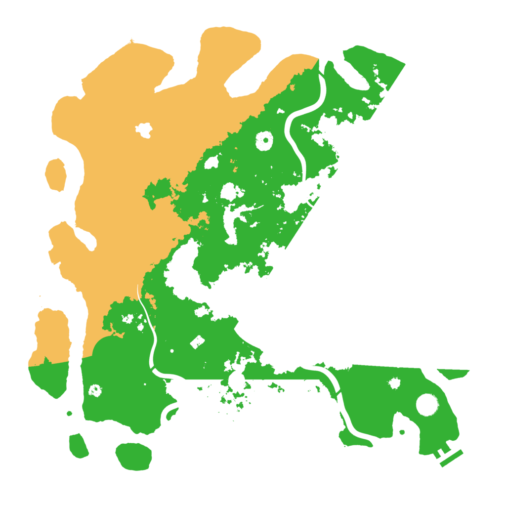 Biome Rust Map: Procedural Map, Size: 4000, Seed: 954055