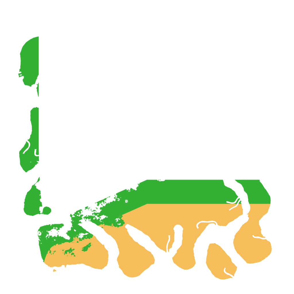 Biome Rust Map: Procedural Map, Size: 4950, Seed: 54542345