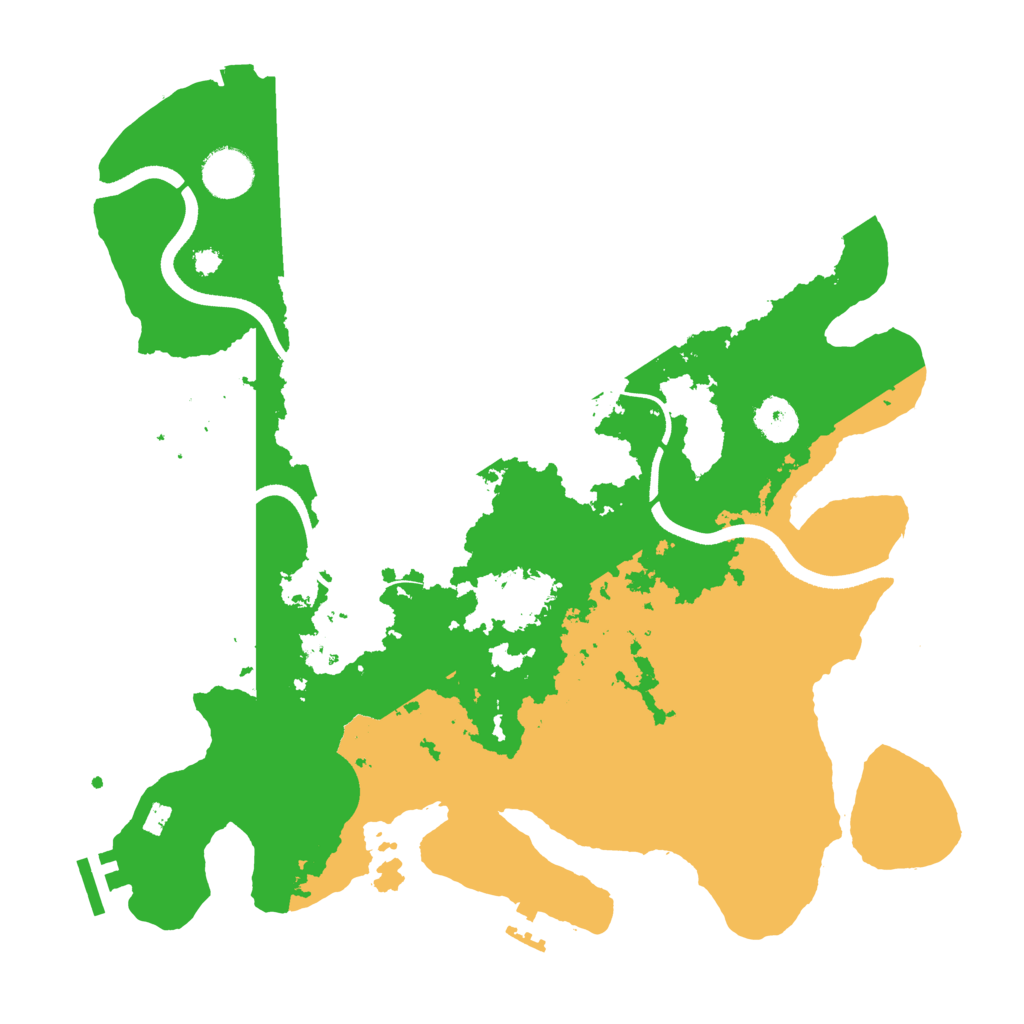 Biome Rust Map: Procedural Map, Size: 3550, Seed: 213094