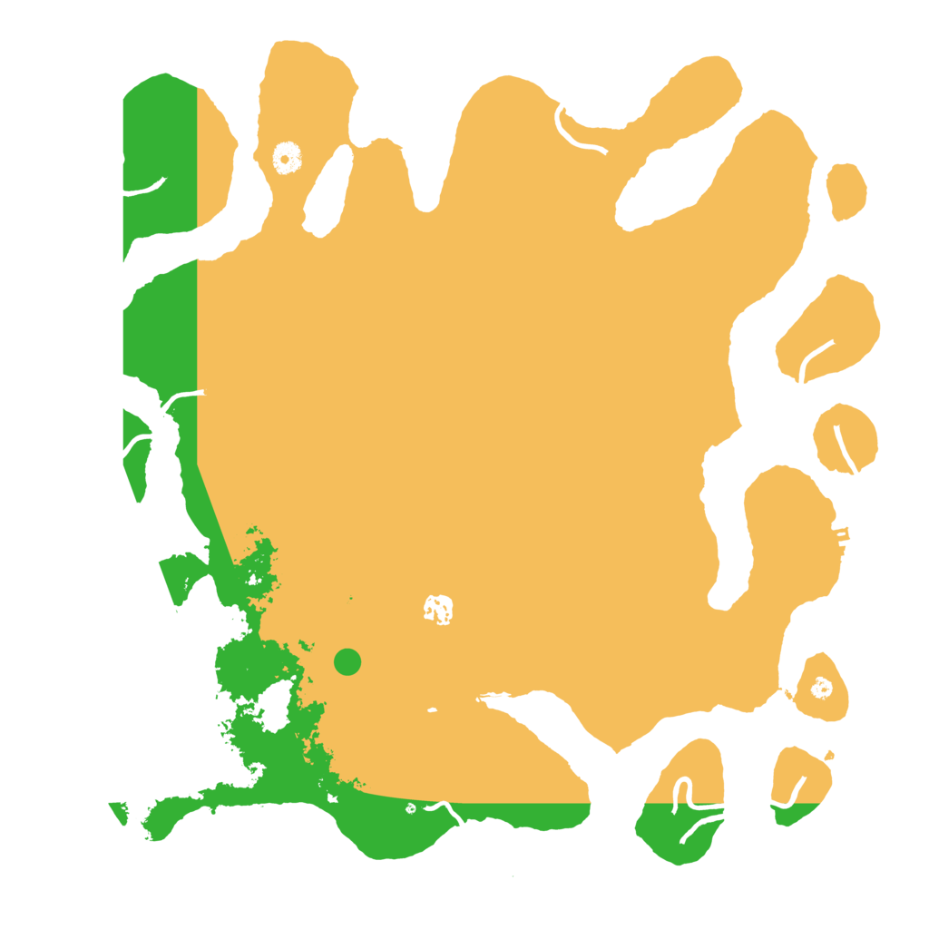 Biome Rust Map: Procedural Map, Size: 4500, Seed: 12345674