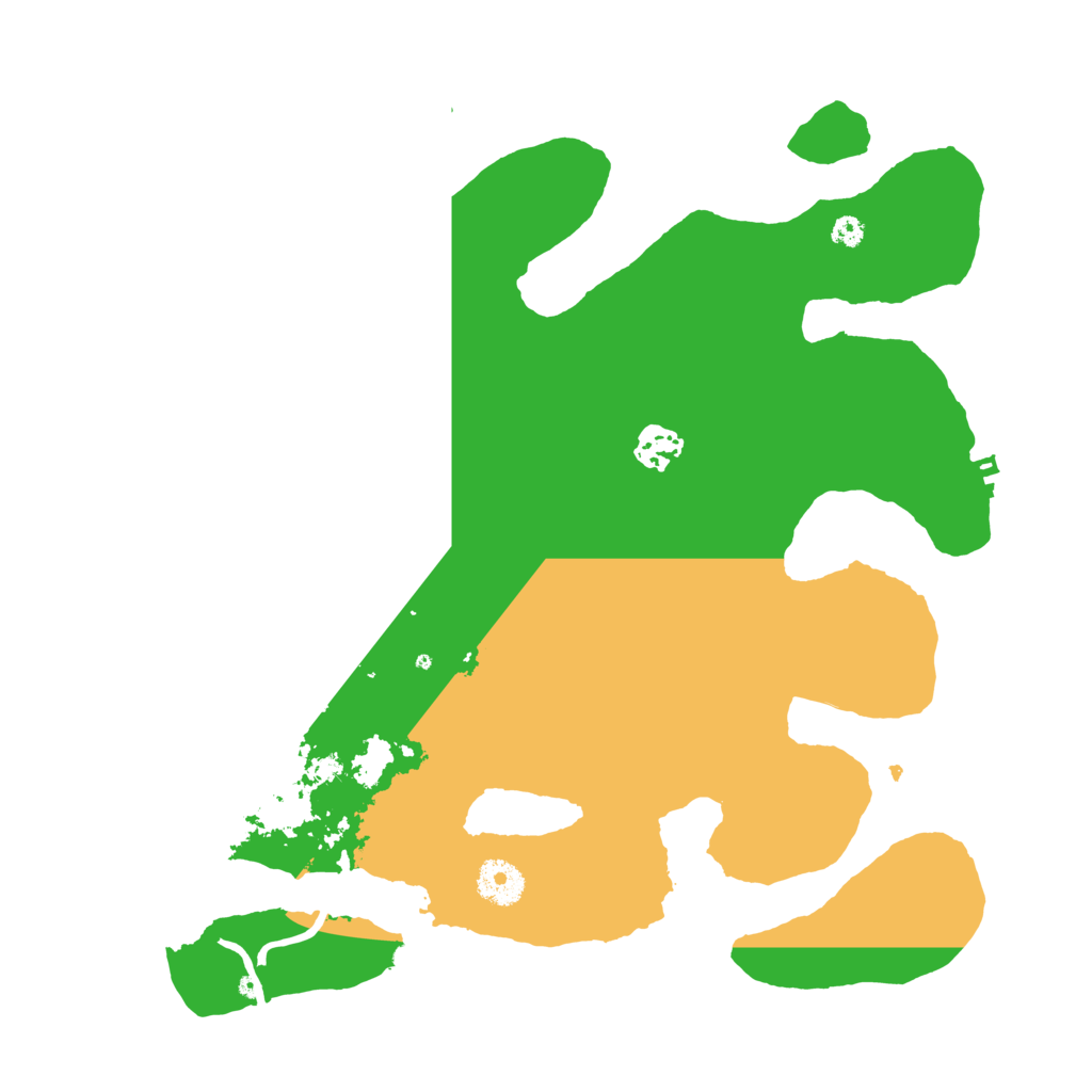 Biome Rust Map: Procedural Map, Size: 3550, Seed: 96315