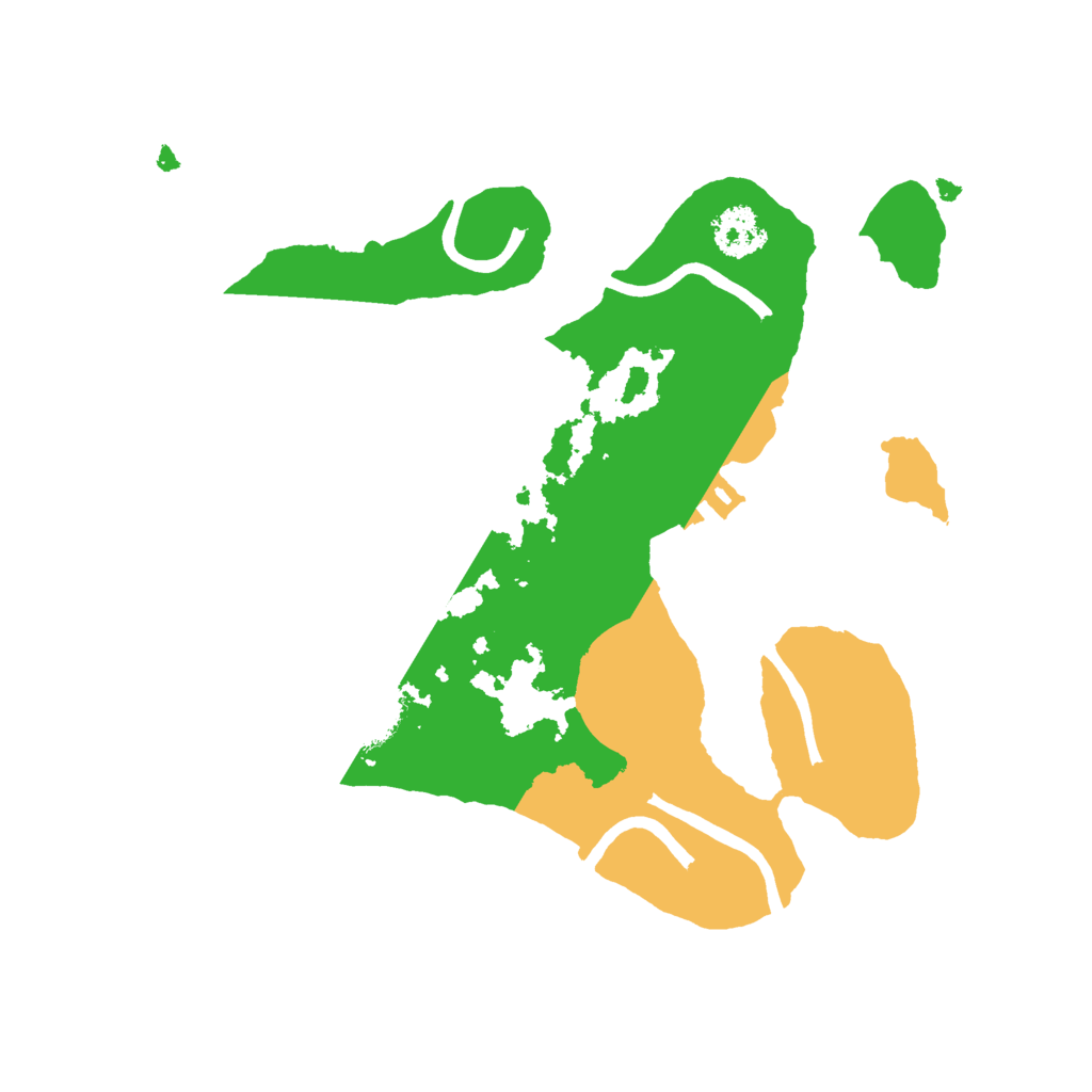 Biome Rust Map: Procedural Map, Size: 2200, Seed: 321233