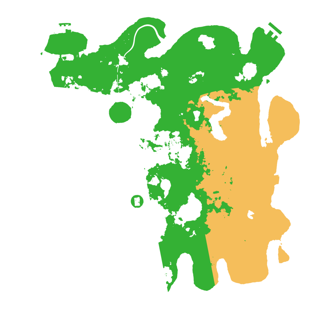 Biome Rust Map: Procedural Map, Size: 4000, Seed: 156491